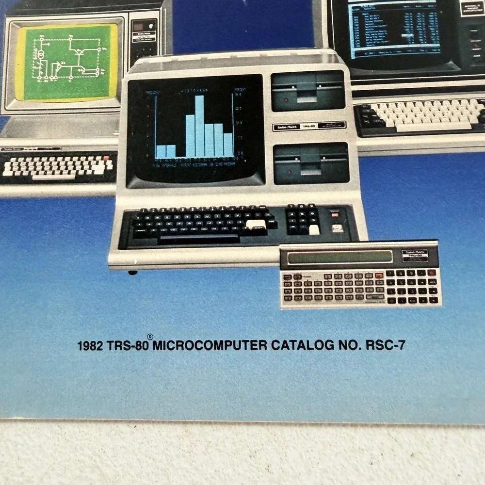 Vintage 1982 RADIO SHACK TRS-80 Microcomputer Catalog RSC-7 Computer - Picture 2 of 8